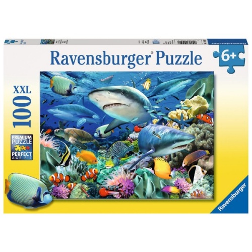 Ravensburger 100pc XXL Puzzle Shark Reef