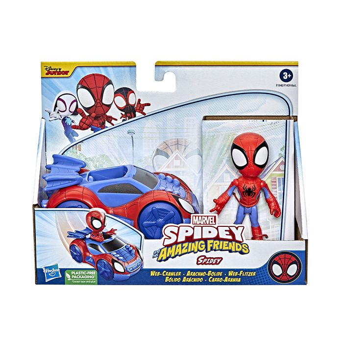 SPIDEY AND FRIENDS-VEHICLE AND FIGURE SPIDEY