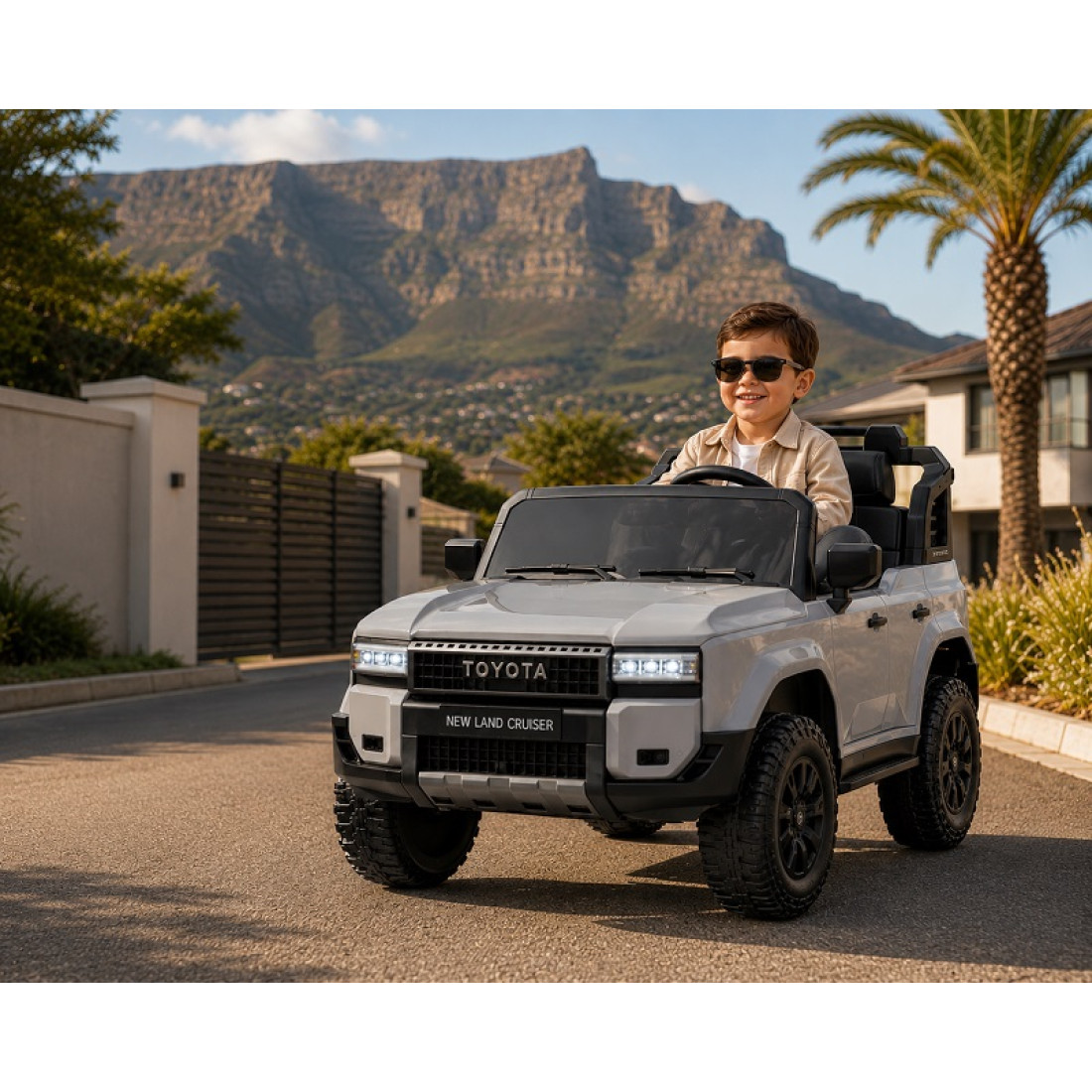 Licensed Toyota Land Cruiser Prado Kids Ride On Car with Remote Control