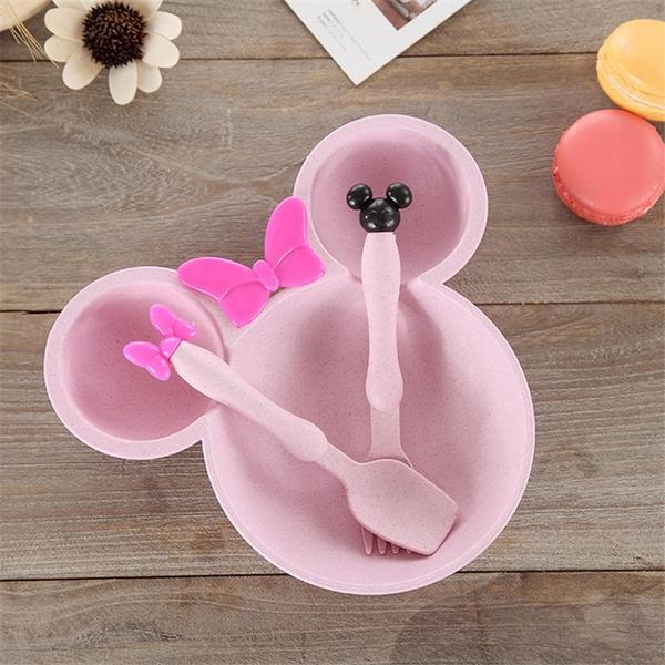 Mini Mouse Plate And Cutlery Set