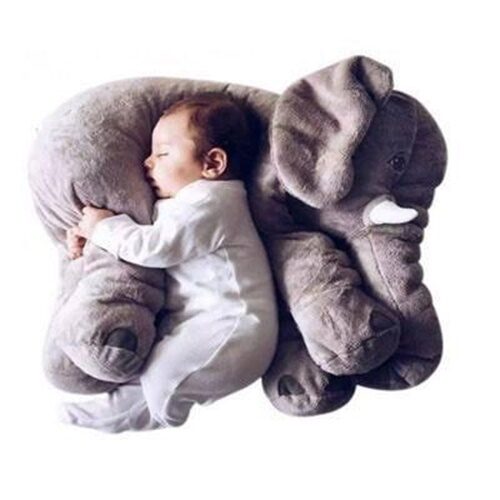 Large Stuffed Elephant Pillow