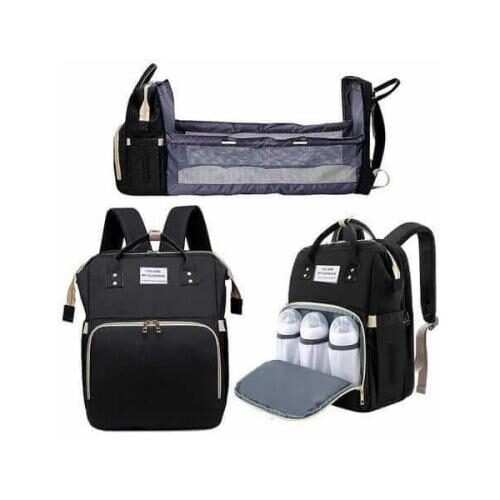 Baby Diaper Bag and Crib in 1