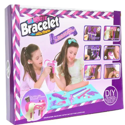 DIY Rope Bracelet Toy Set For Girls Birthday Gift DIY Craft Tool Set Toy