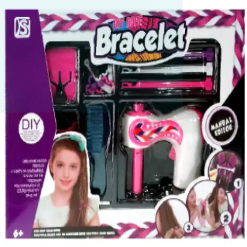 DIY Rope Bracelet Toy Set For Girls Birthday Gift DIY Craft Tool Set Toy