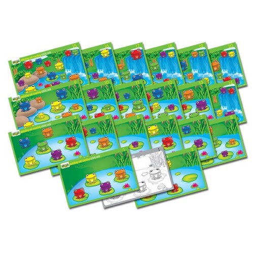 TFC Fab Frog Activity Cards Matching & Counting 20P