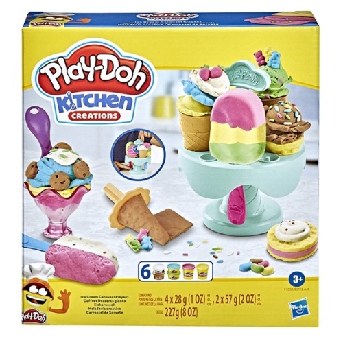 Play Doh Silly Snacks Ice Cream Carousel