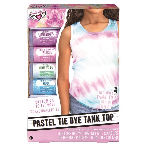 Fashion Angels Tie Dye Pastel Tank Top Kit