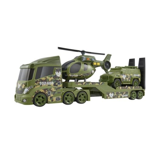 Teamsterz Large Light And Sound Military Transporter