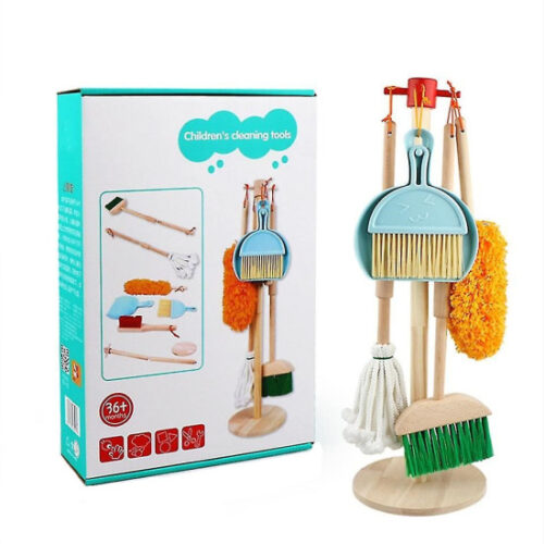 Childrens Wooden Cleaning Toy