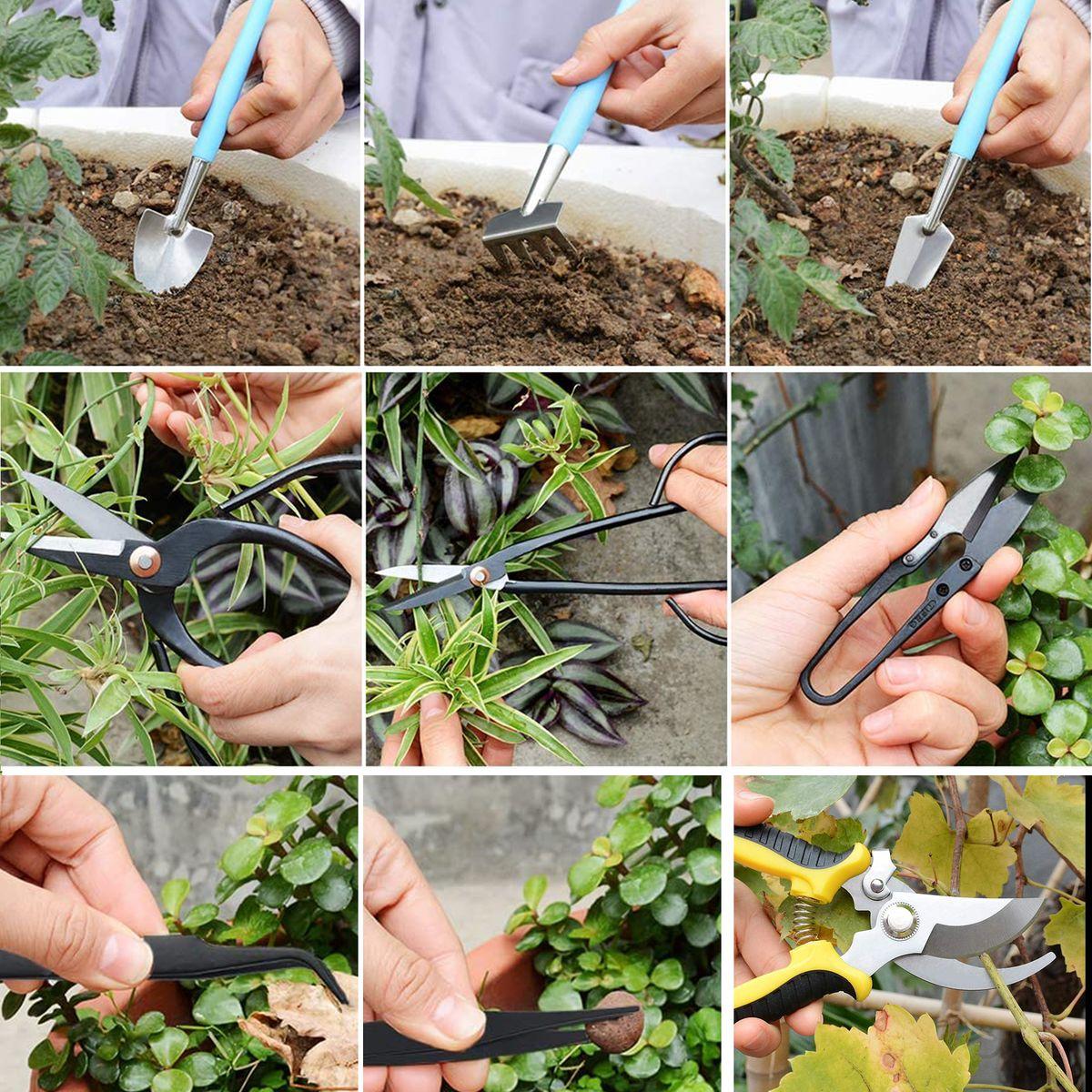 14 Piece Bonsai Succulent Garden Tools Set