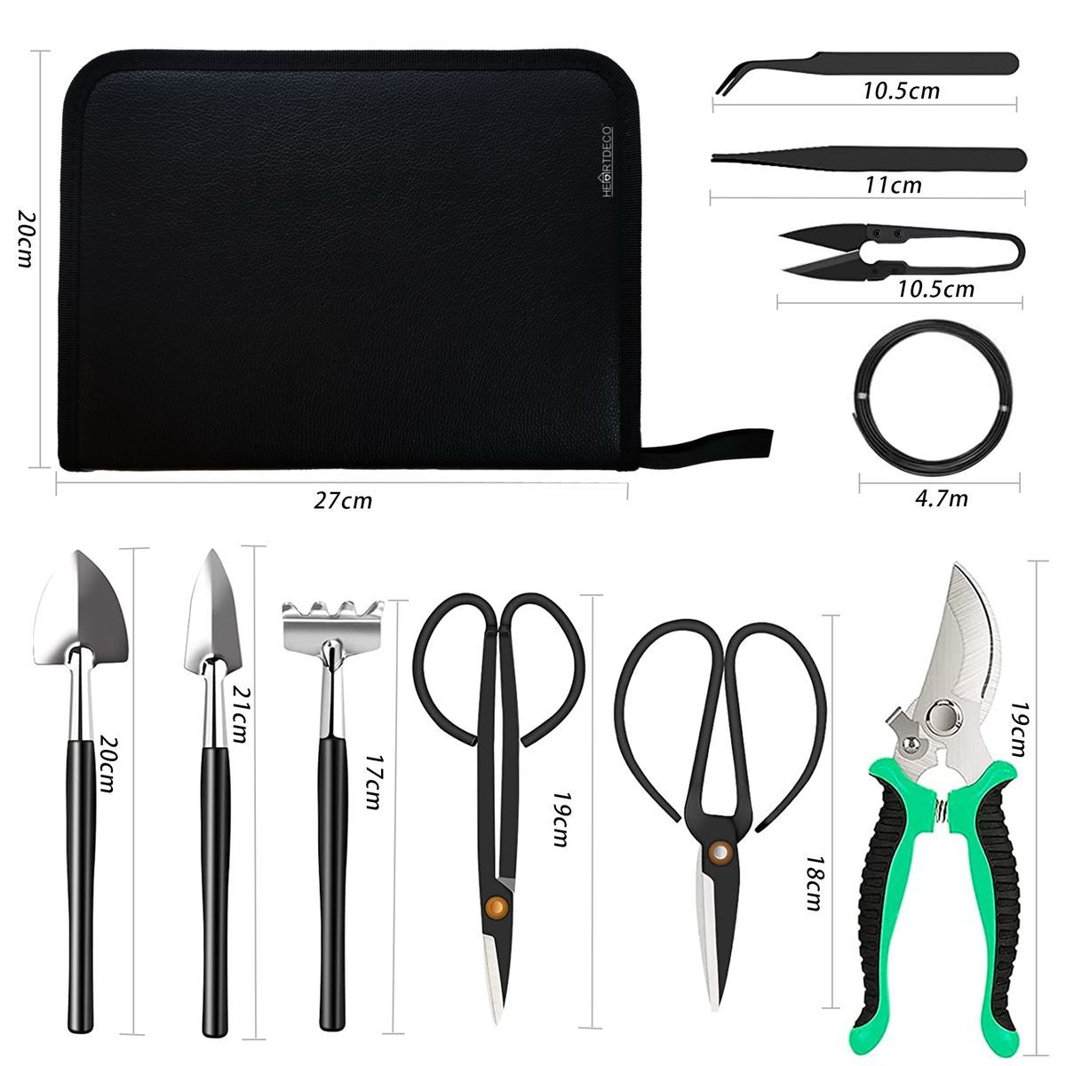 14 Piece Bonsai Succulent Garden Tools Set