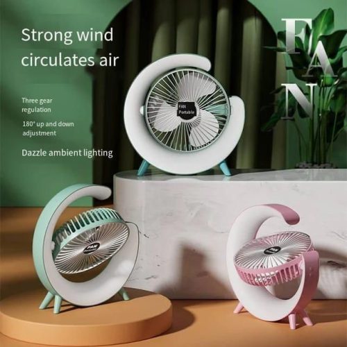 2 In 1 Desktop Rechargeable Fan