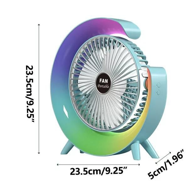 2 In 1 Desktop Rechargeable Fan