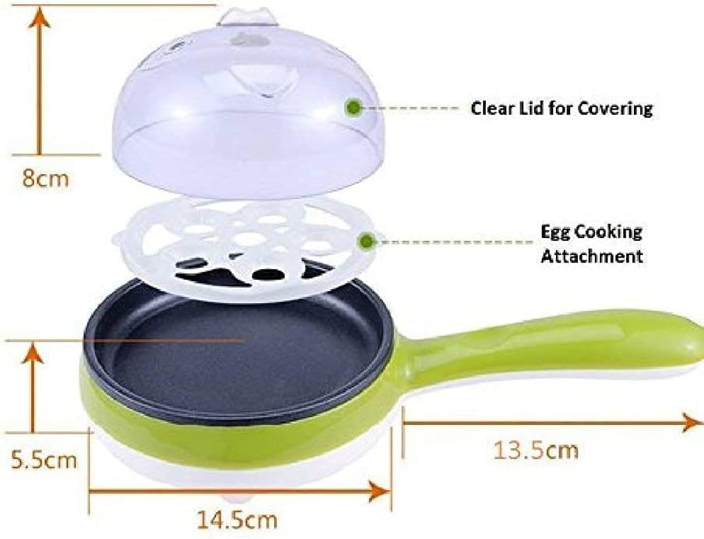 2 In1 Electric Egg Cooker And Fryer