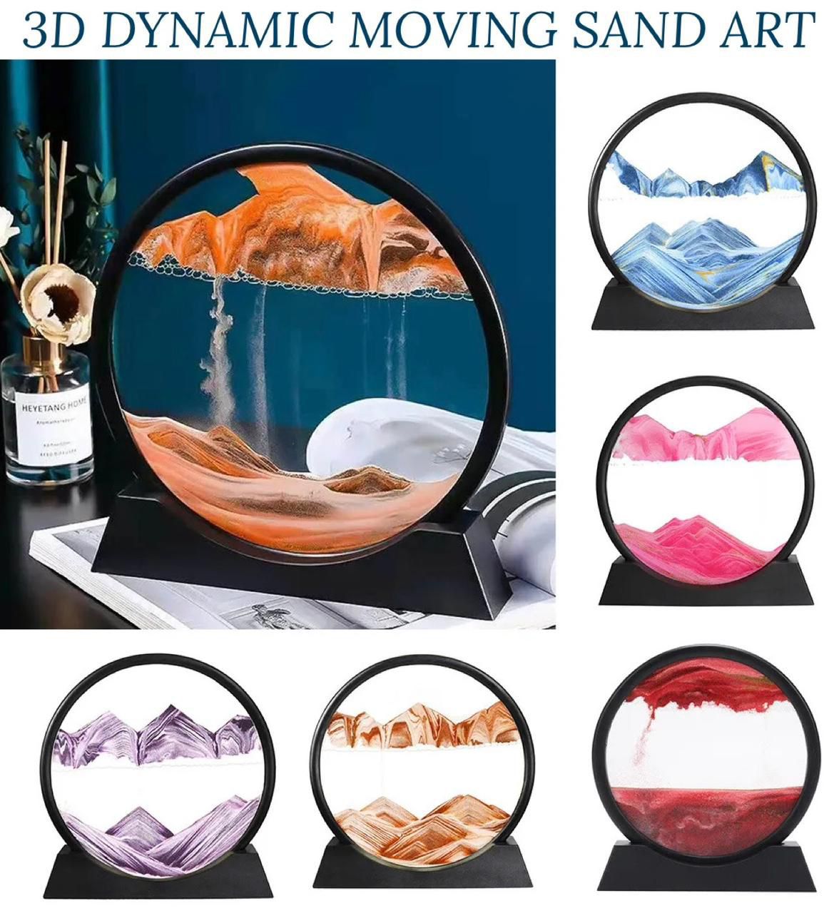 3D Dynamic Moving Sand Art Plug in And Battery - Image 2