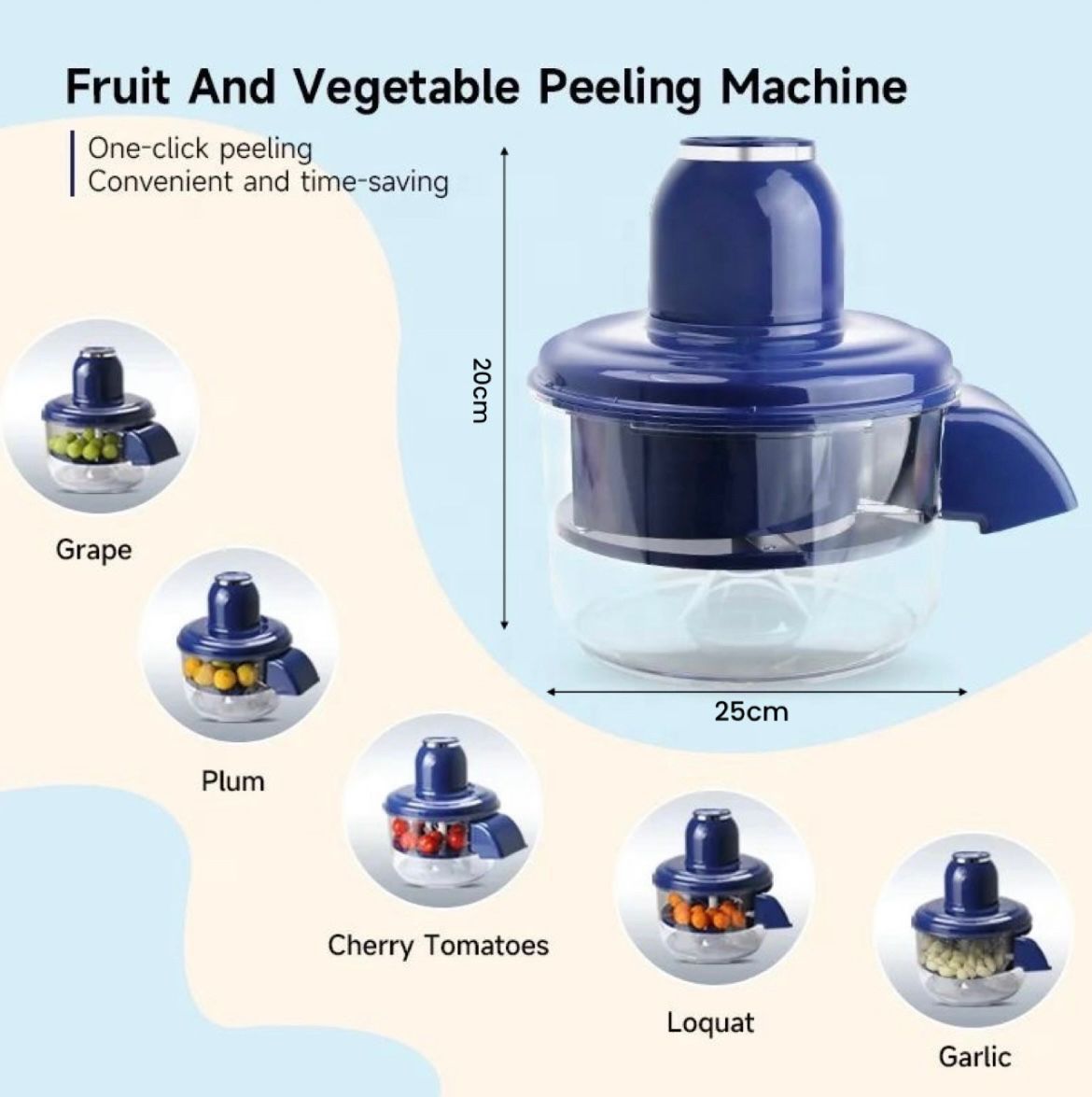 Automatic Peeler Machine Rechargeable