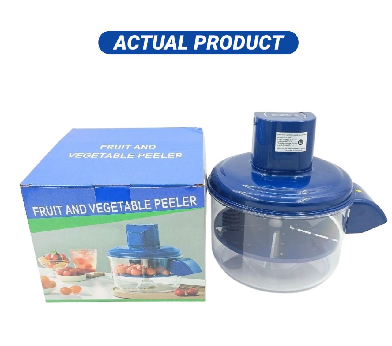 Automatic Peeler Machine Rechargeable