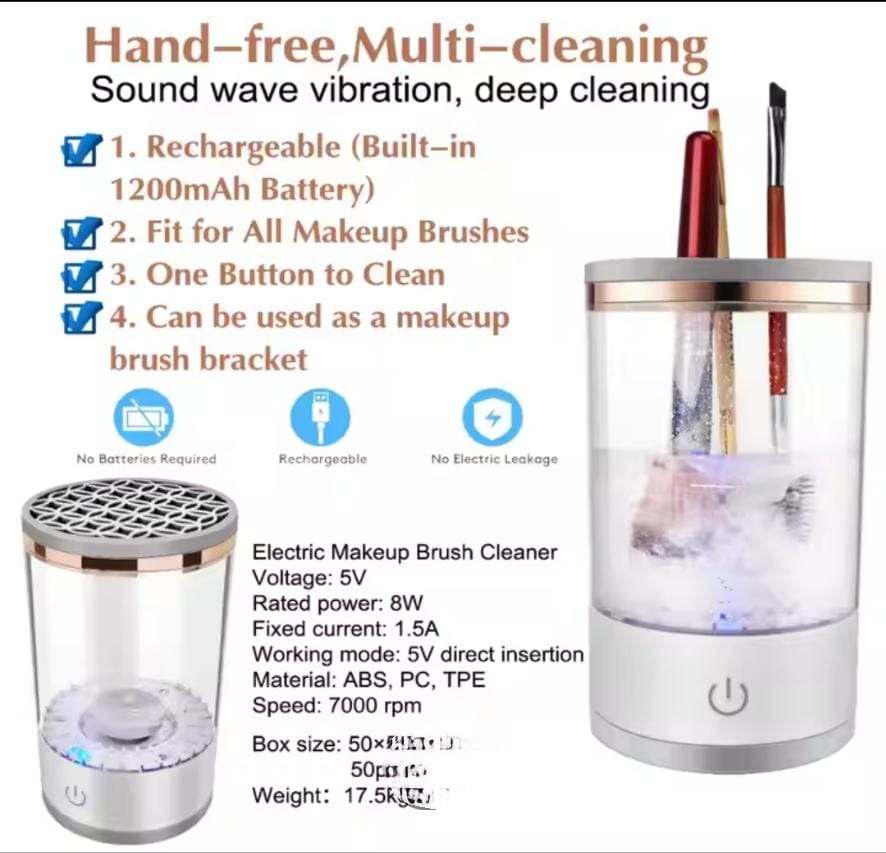 Electric Make Up Brush Cleaner