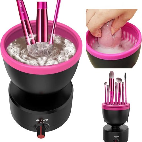 Electric Makeup Brush Cleaner And Holder