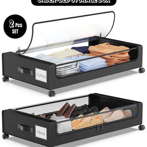 Foldable Under Bed Storage Box 2pcs Set