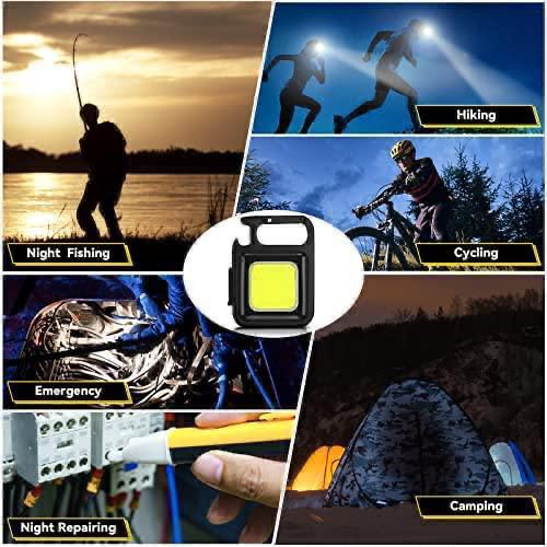 Keychain Mini Cob Led Flashlight
