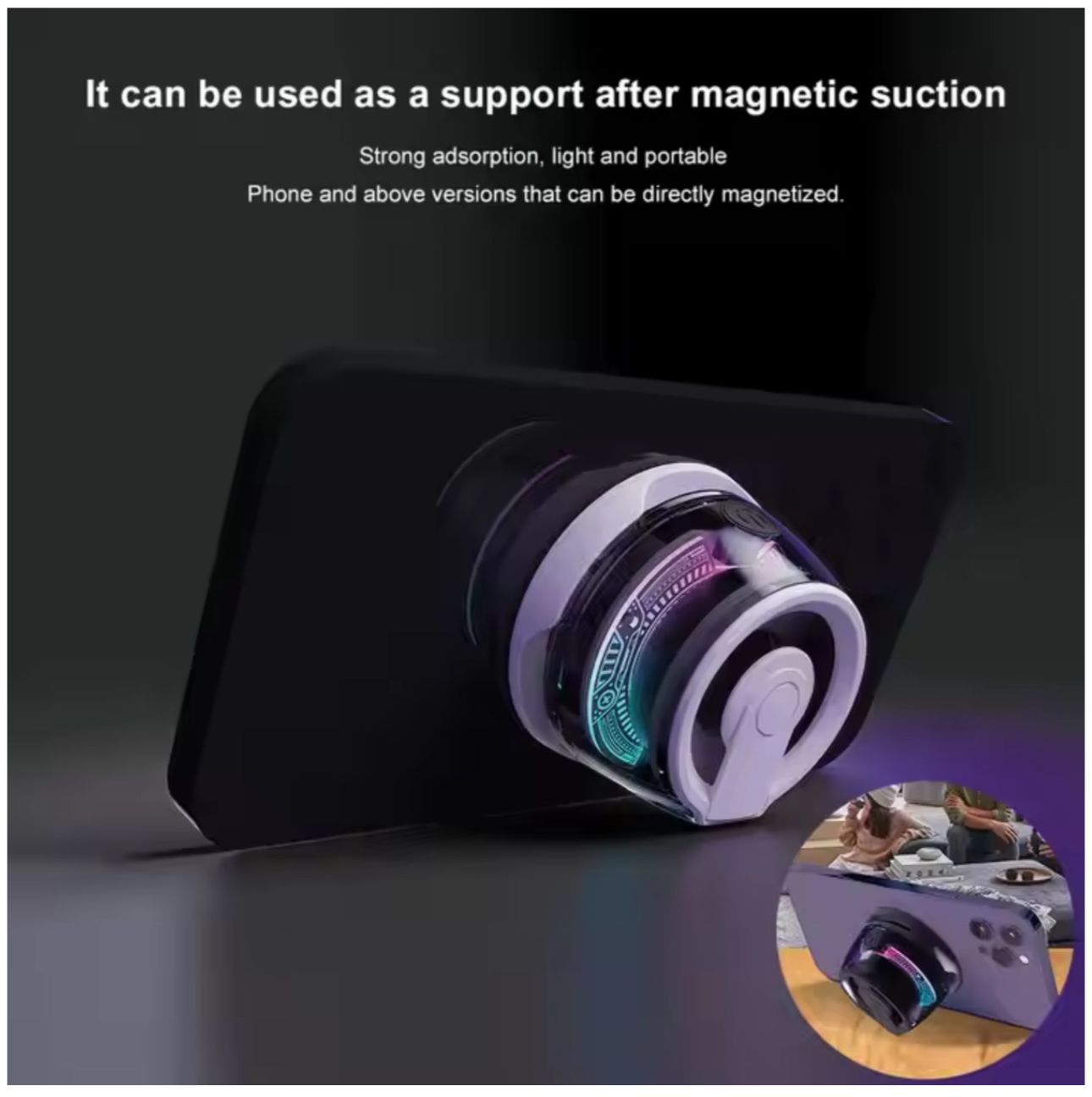 Magnetic Portable Bluetooth Speaker