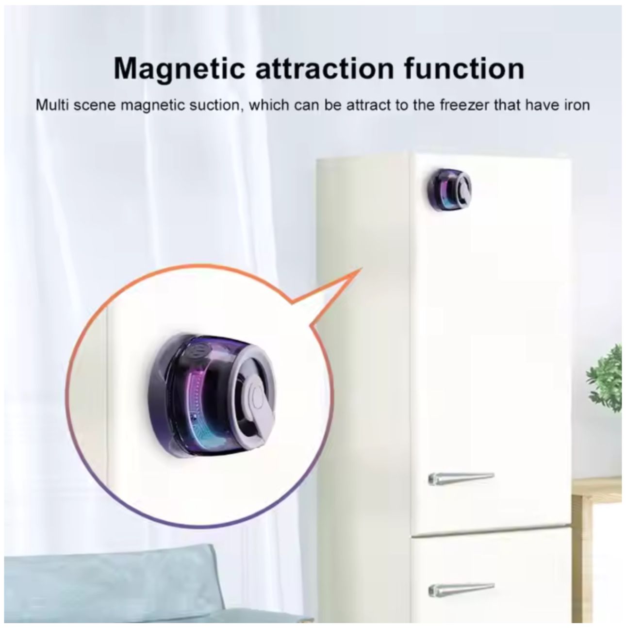 Magnetic Portable Bluetooth Speaker