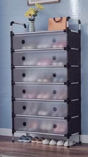 Multi Tier Dustproof Shoe Rack With Covers