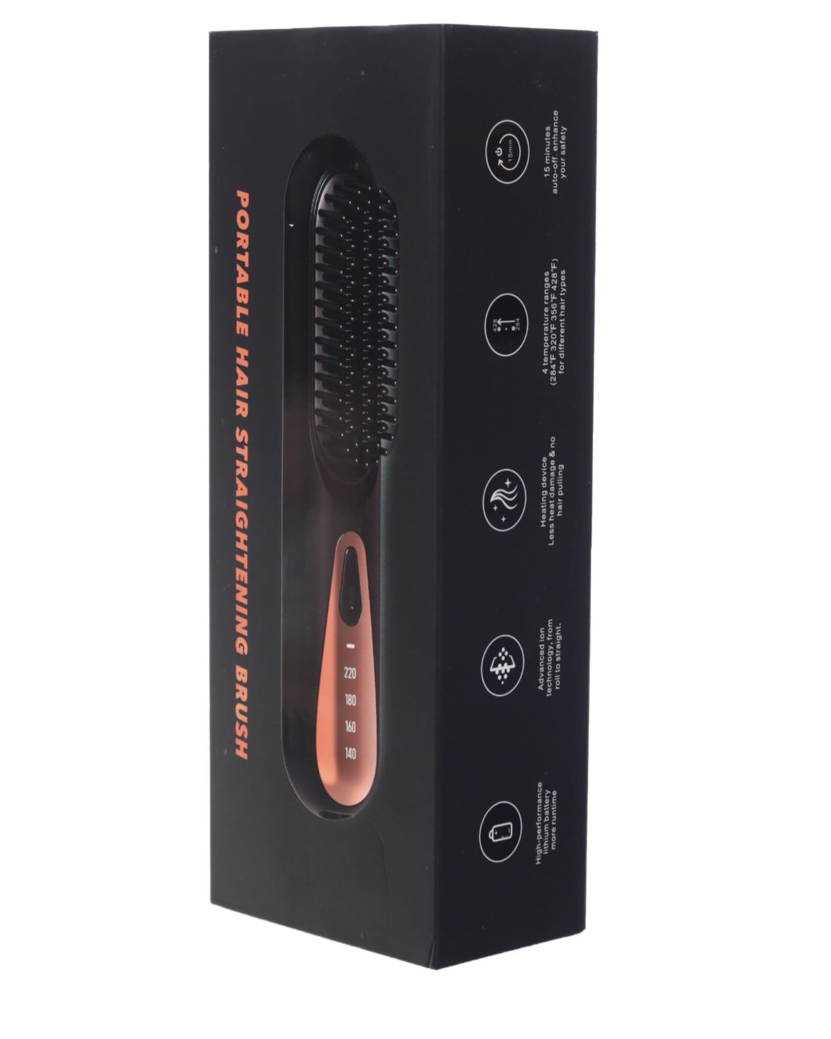 Portable Hair Straightener Brush