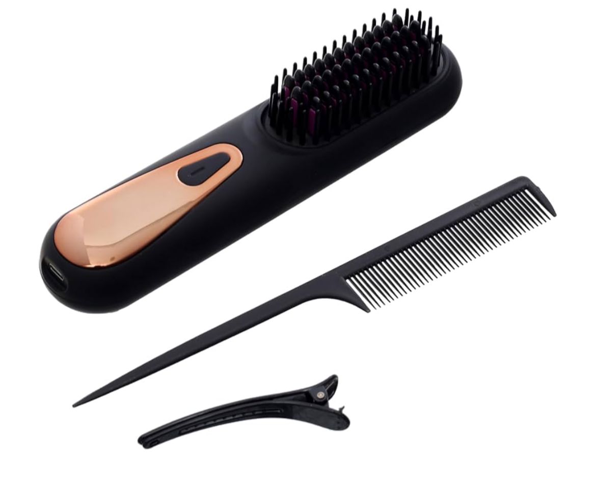 Portable Hair Straightener Brush