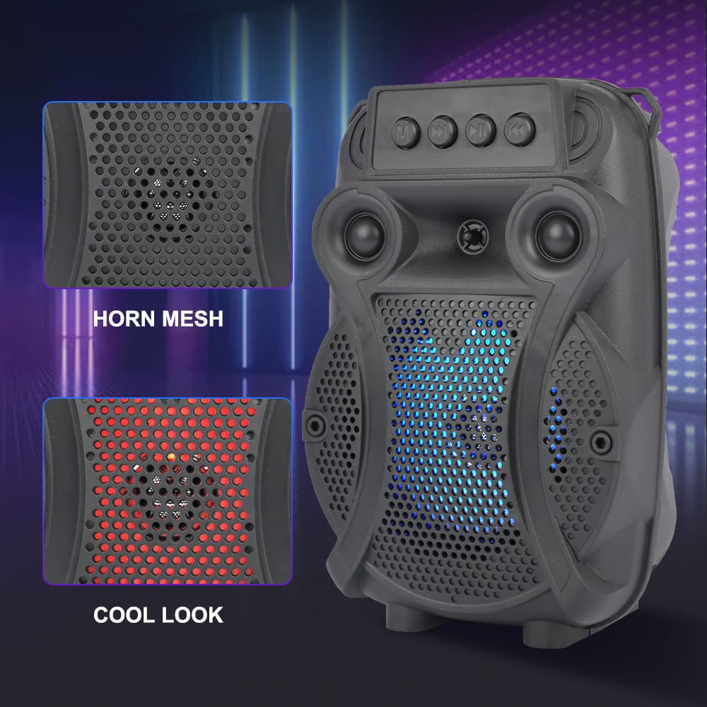Portable Wireless Speaker With A Wired Microphone