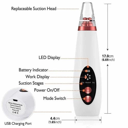 Rechargeable Blackhead Removal Device