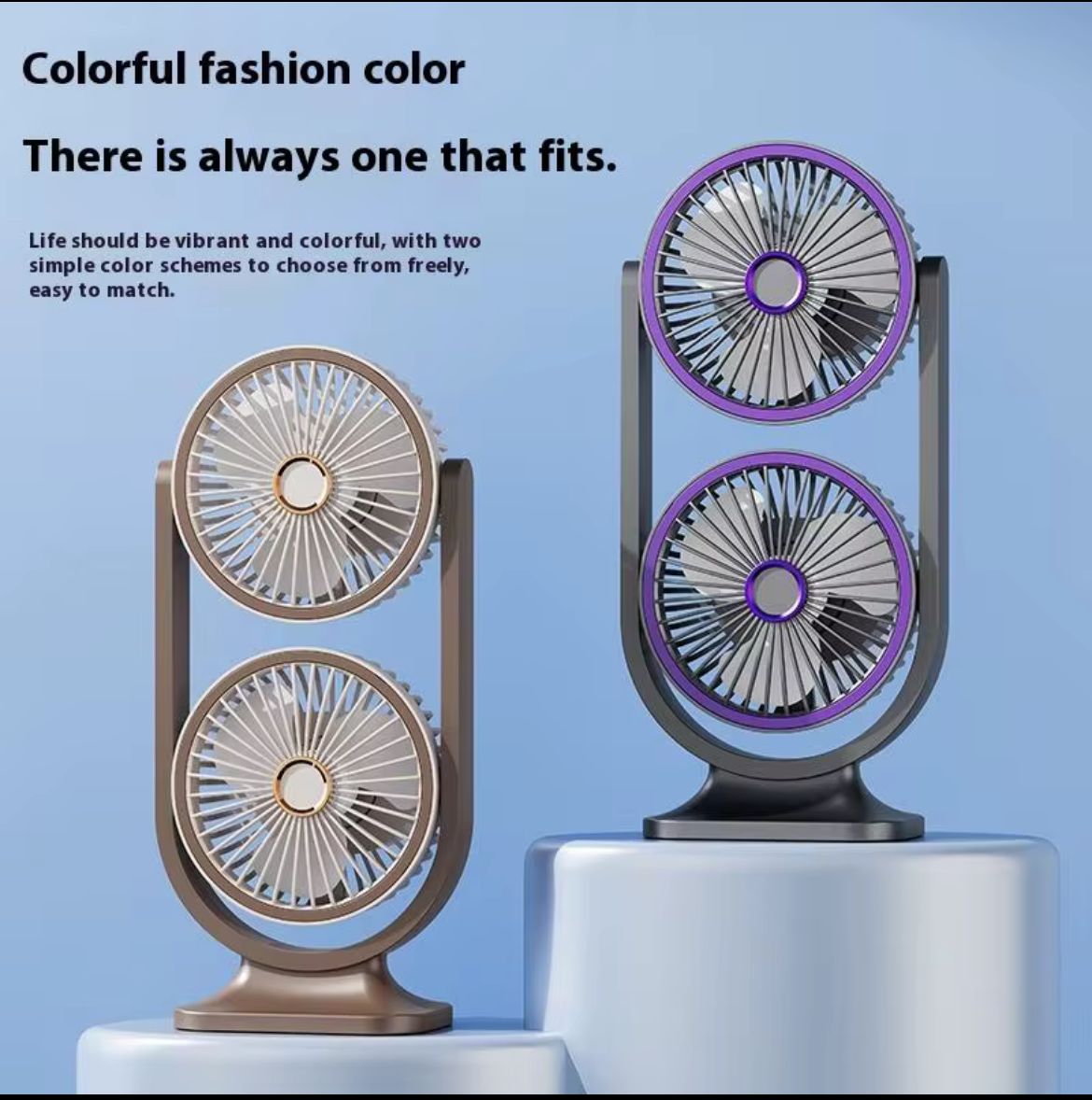 Rechargeable Double Ended Circulating Fan