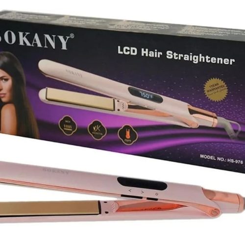 Sokany LCD Flat Iron Professional Hair Straightener
