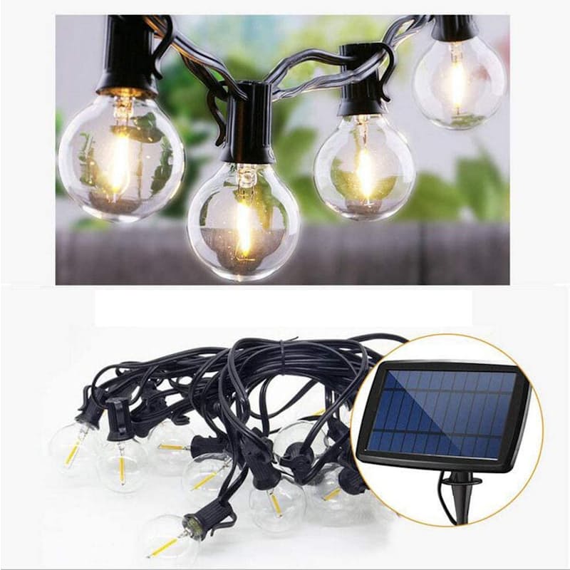 Solar-Powered String Lights