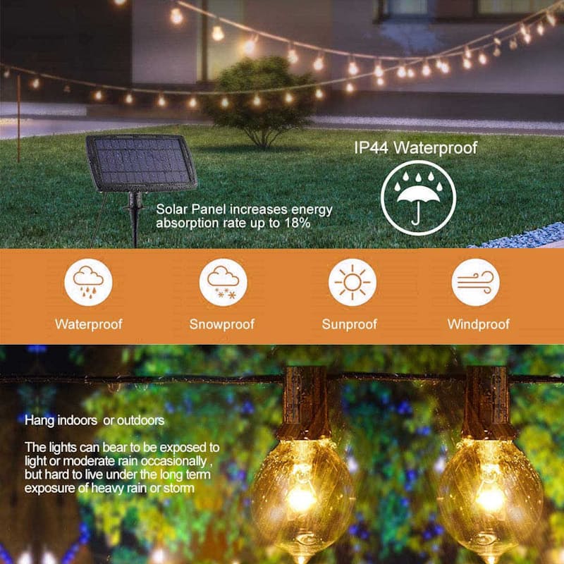 Solar-Powered String Lights