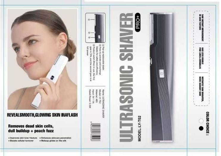 Ultrasonic Facial Shaver