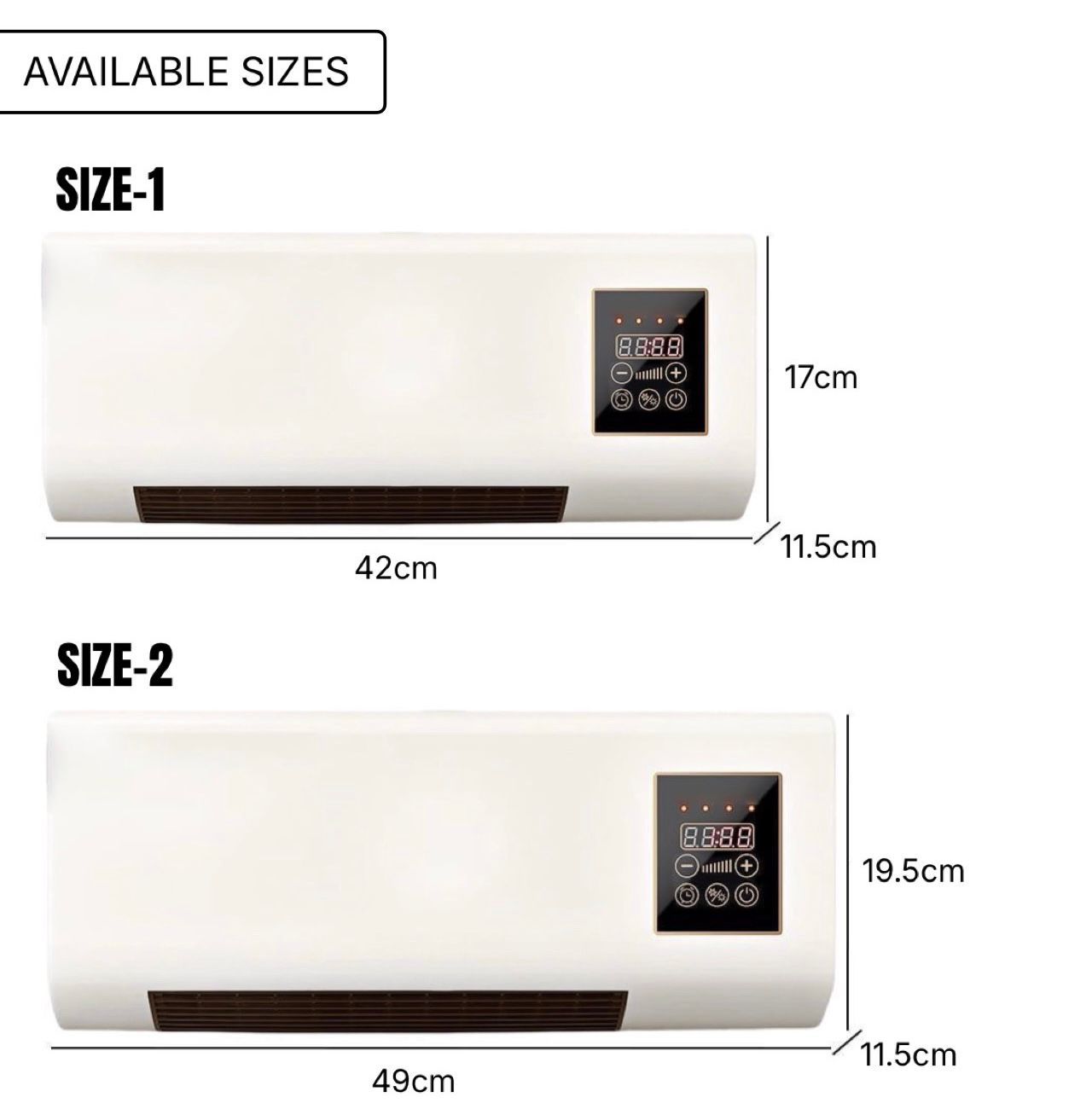 Wall Mount Heater Cooler