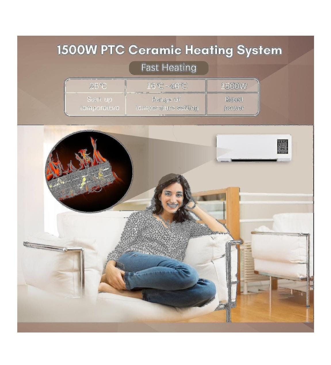 Wall Mount Heater Cooler