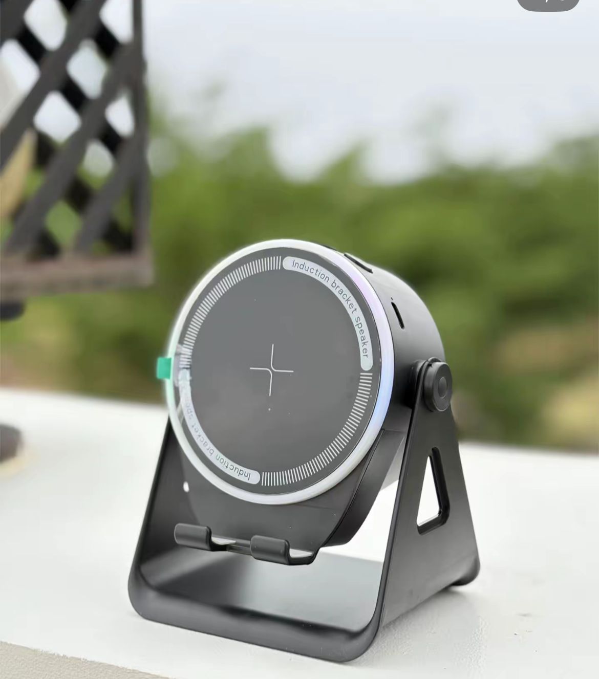 Wireless Induction Speaker With Phone Stand