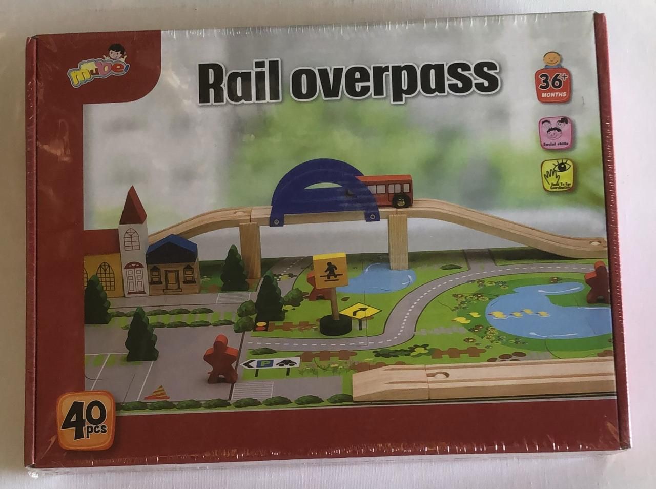 40pcs Rail Overpass Set