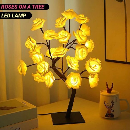 ROSES ON A TREE LED LAMP