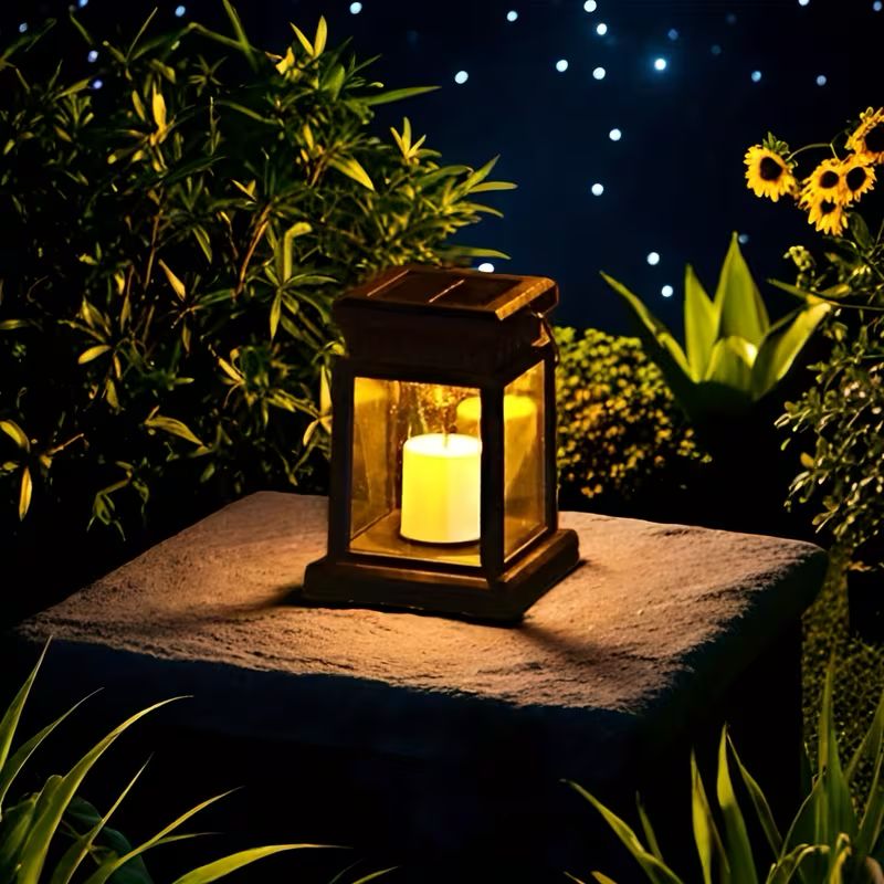 Solar Candle Lantern 2pcs Set