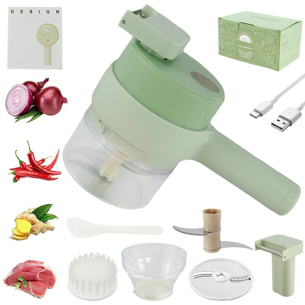 2 in1 Multifunctional Food Chopper Cleaning Brush