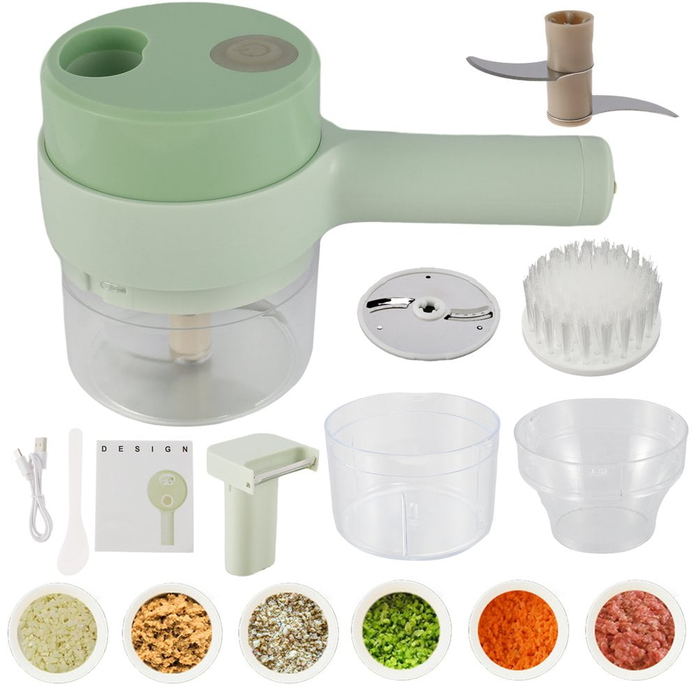 2 in1 Multifunctional Food Chopper Cleaning Brush