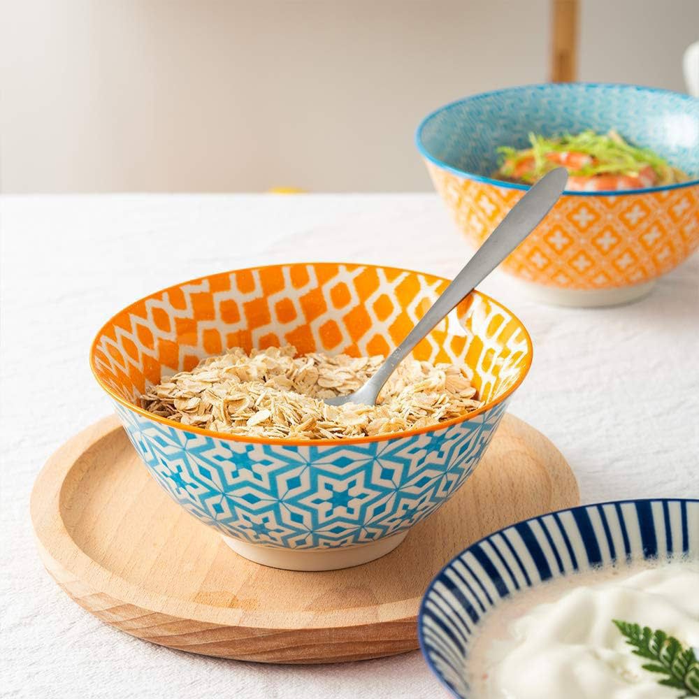 Bohemian Design Dessert Bowl Set 10pcs