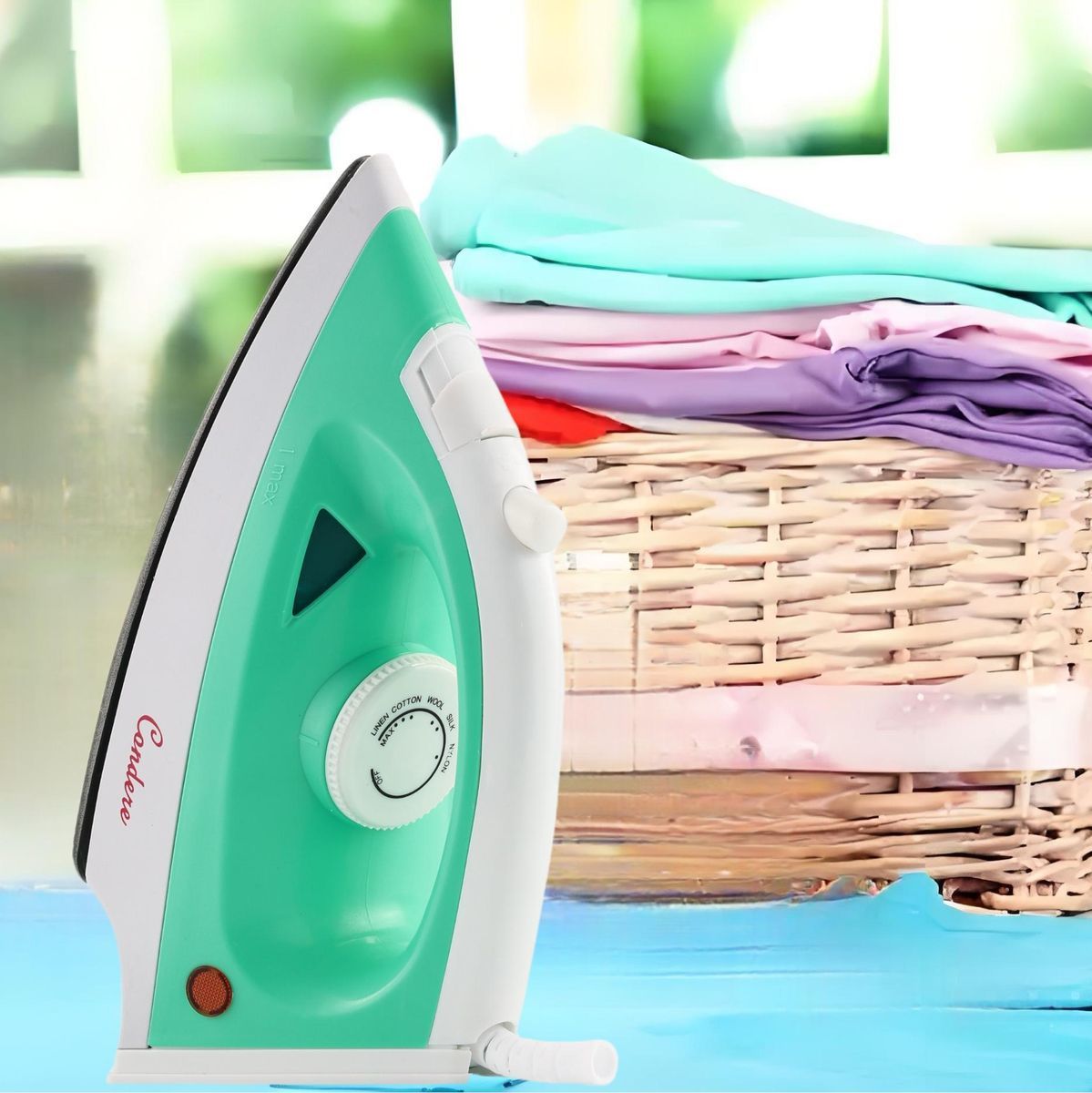 Condere Steam Iron EL-3277 Green Dry Steam