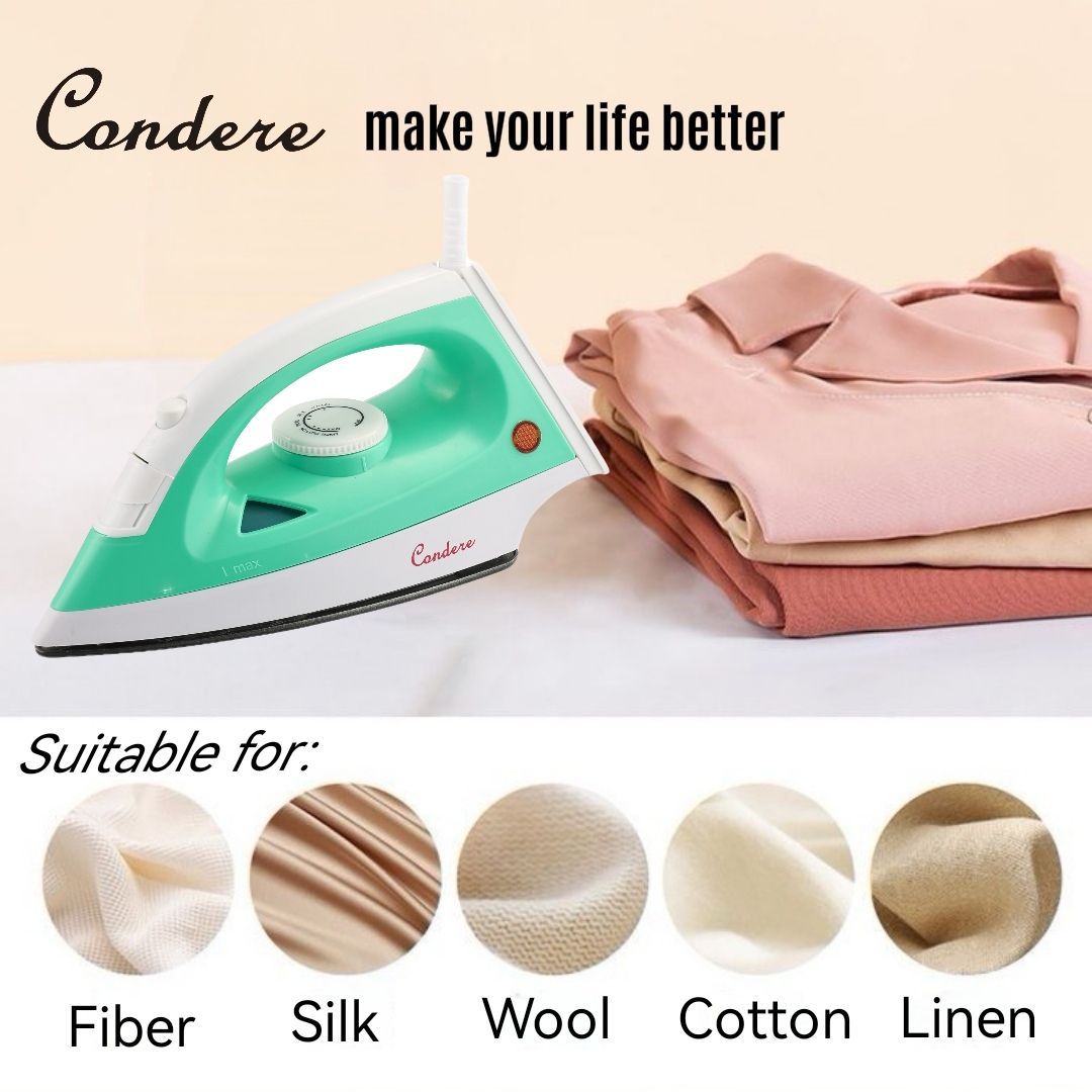 Condere Steam Iron EL-3277 Green Dry Steam