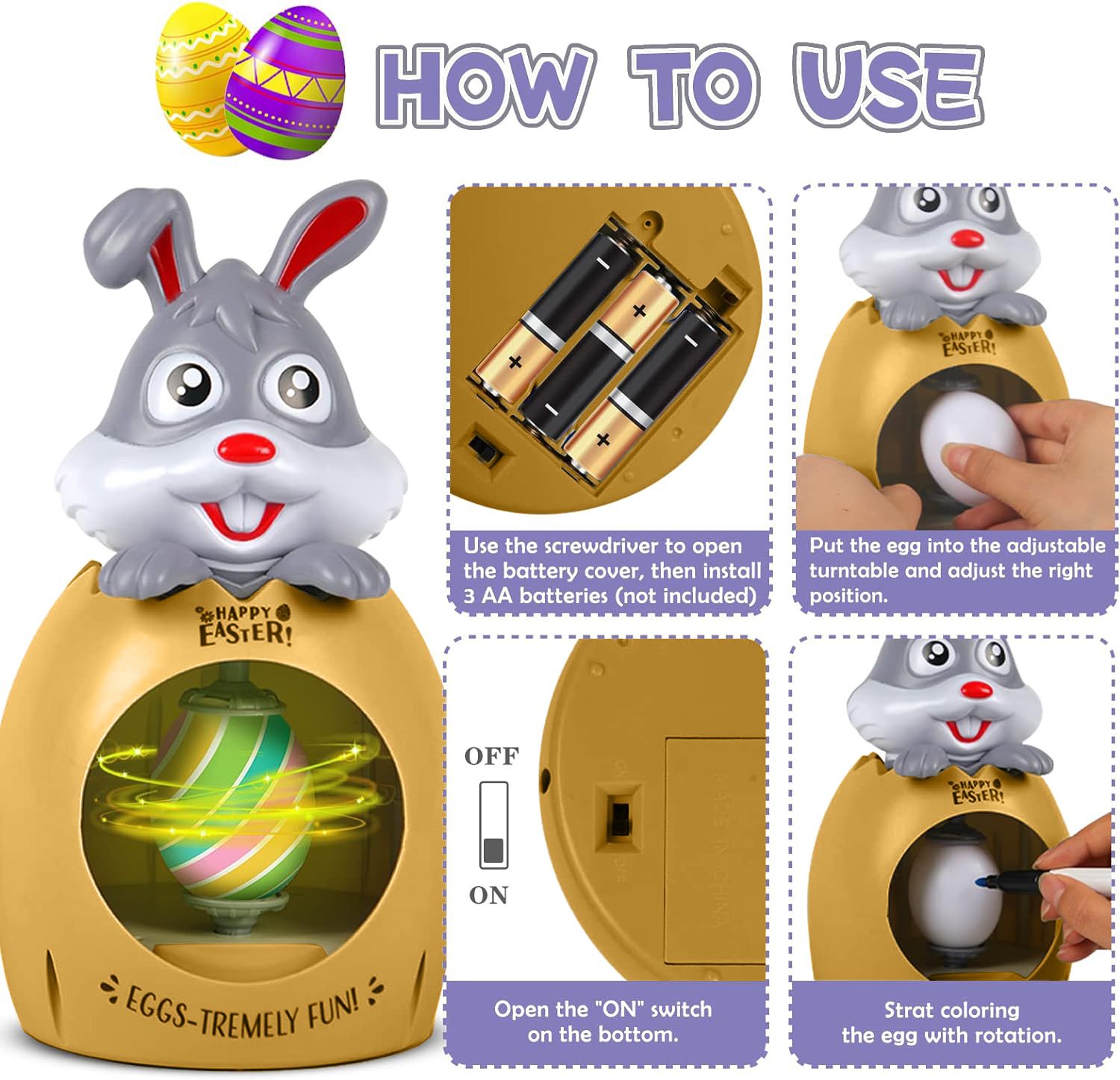 DIY Egg Painter