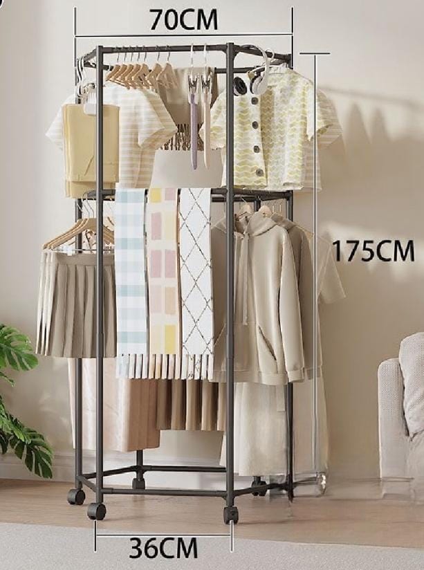 Hexagonal Clothes Hanger